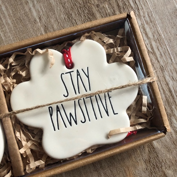 SOLD • Rae Dunn Cat Christmas Ornaments 🐱🐈🎄 NIB - Picture 5 of 6